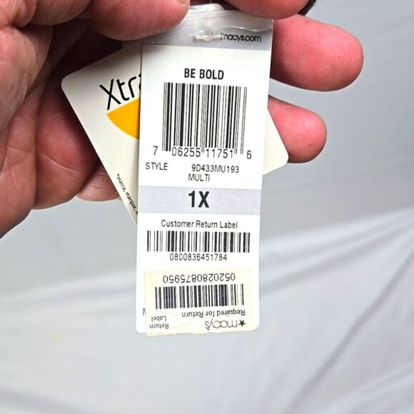 INC International Concepts Women's Leopard Print Cardigan Sweater Sz 1X - NWT - Picture 7 of 11